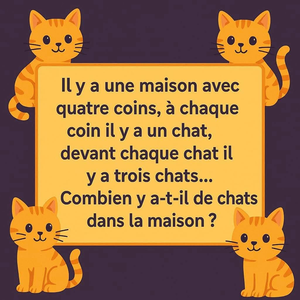 Une énigme pour les intelligents