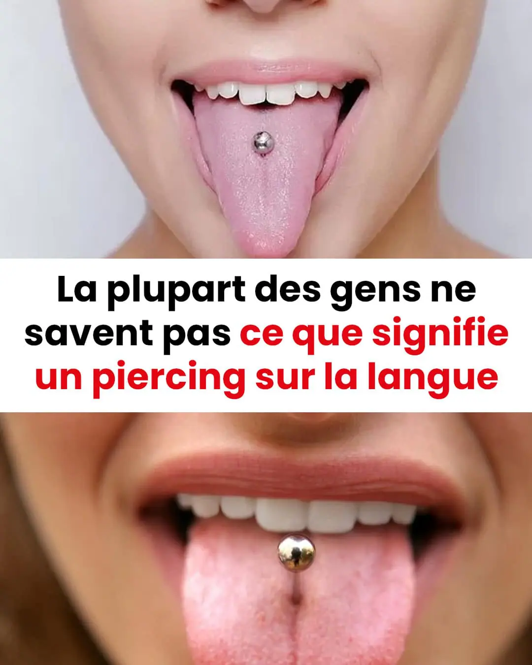 Langue percée : les vérités insoupçonnées derrière ce bijou qui intrigue
