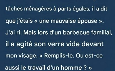 Un moment familial paisible qui en disait long sur le respect et la bienveillance.