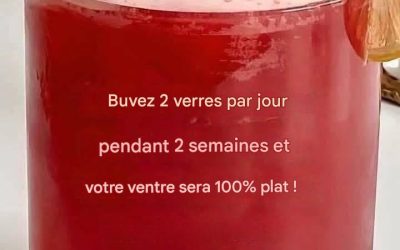 La meilleure boisson brûle-graisses pour perdre rapidement la graisse du ventre