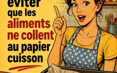 L’astuce pour éviter que les aliments ne collent au papier cuisson