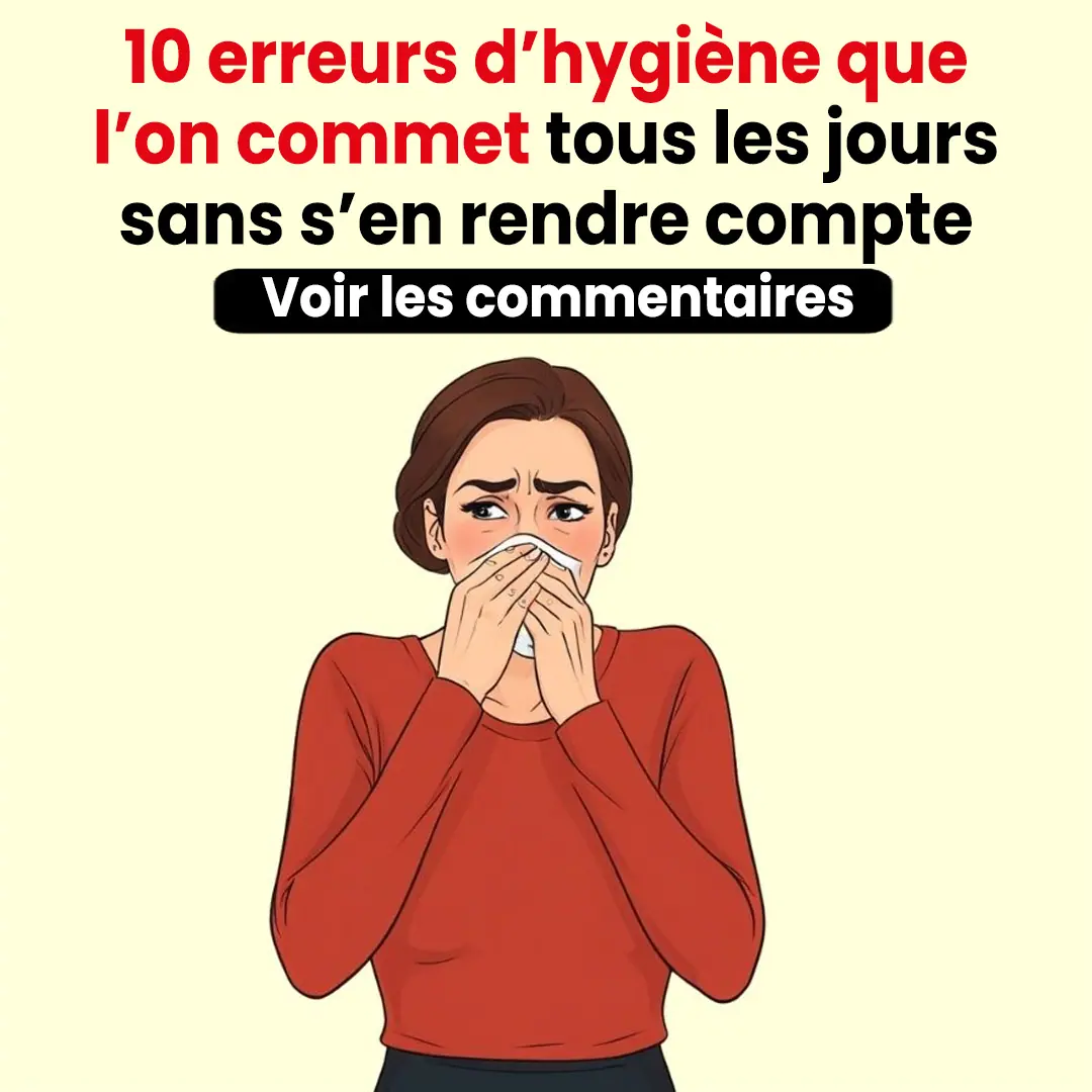 10 erreurs d’hygiène courantes que nous commettons tous