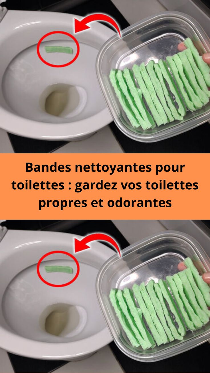 Bandes nettoyantes pour toilettes : gardez vos toilettes propres et odorantes