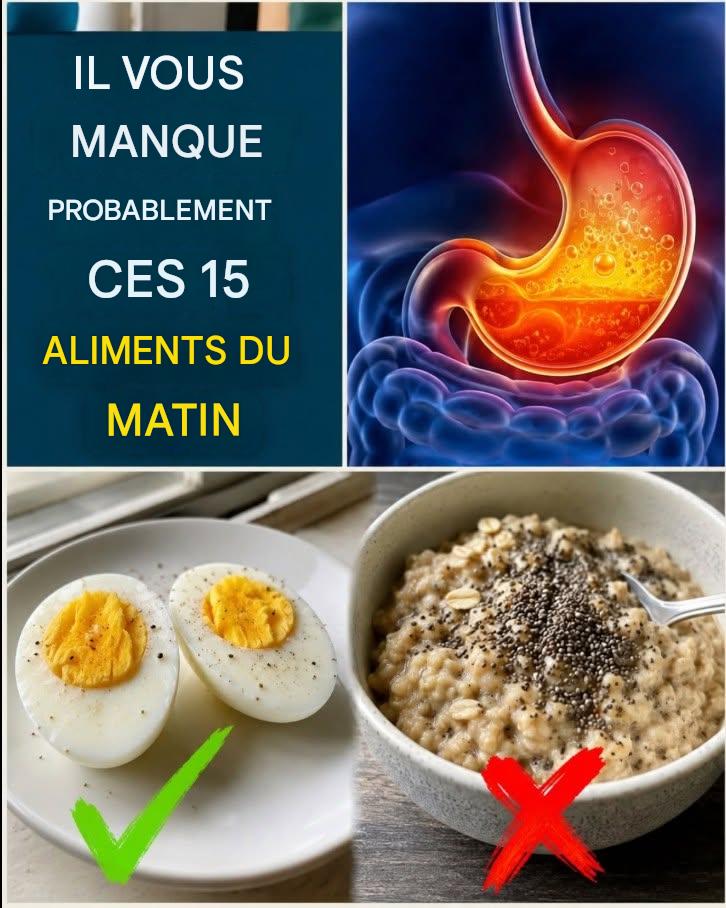 La plupart des gens sautent ces 15 aliments du matin — et votre estomac en paie