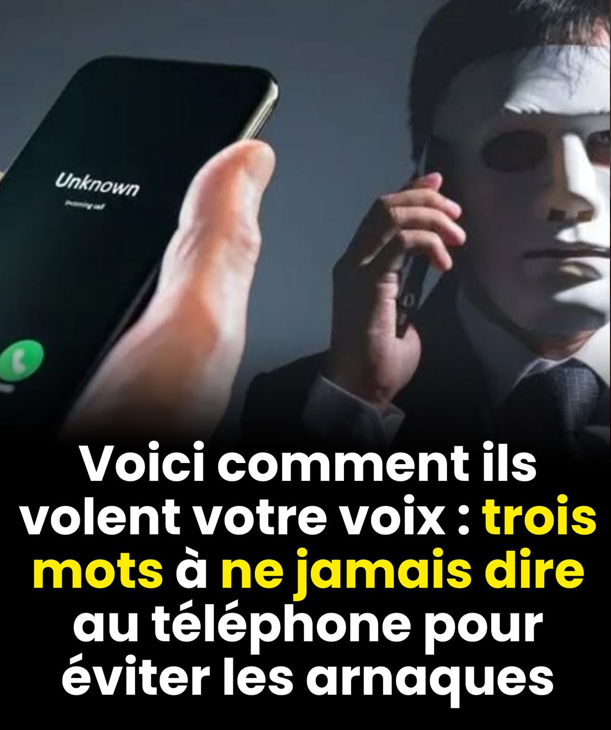 Le mot qui peut prendre votre voix et la réutiliser pour parler à votre place grace à l’intellige…