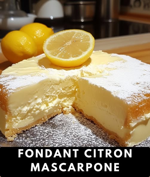Fondant Citron Mascarpone