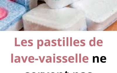 « L’Astuce des Pastilles pour Lave-Vaisselle : 7 Utilisations Efficace pour Faciliter votre Quotidien »