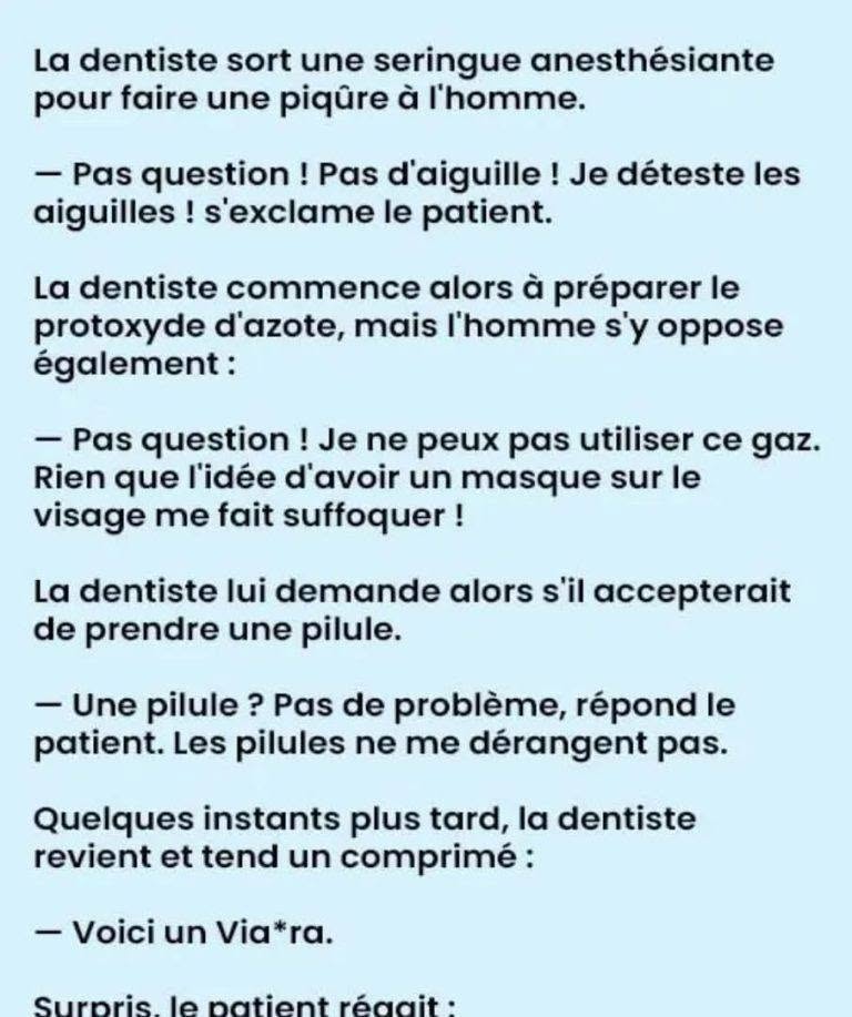 Quand la crainte des aiguilles inspire des rires inattendus !