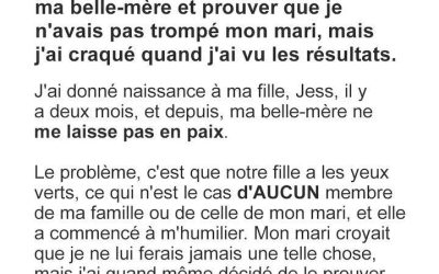 Elle fait un test ADN pour prouver son innocence, mais le résultat détruit toute sa vie Voir plus