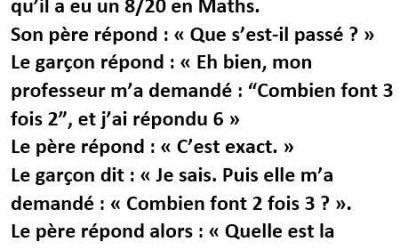 La drôle de façon dont Johnny tente de justifier son 8/20