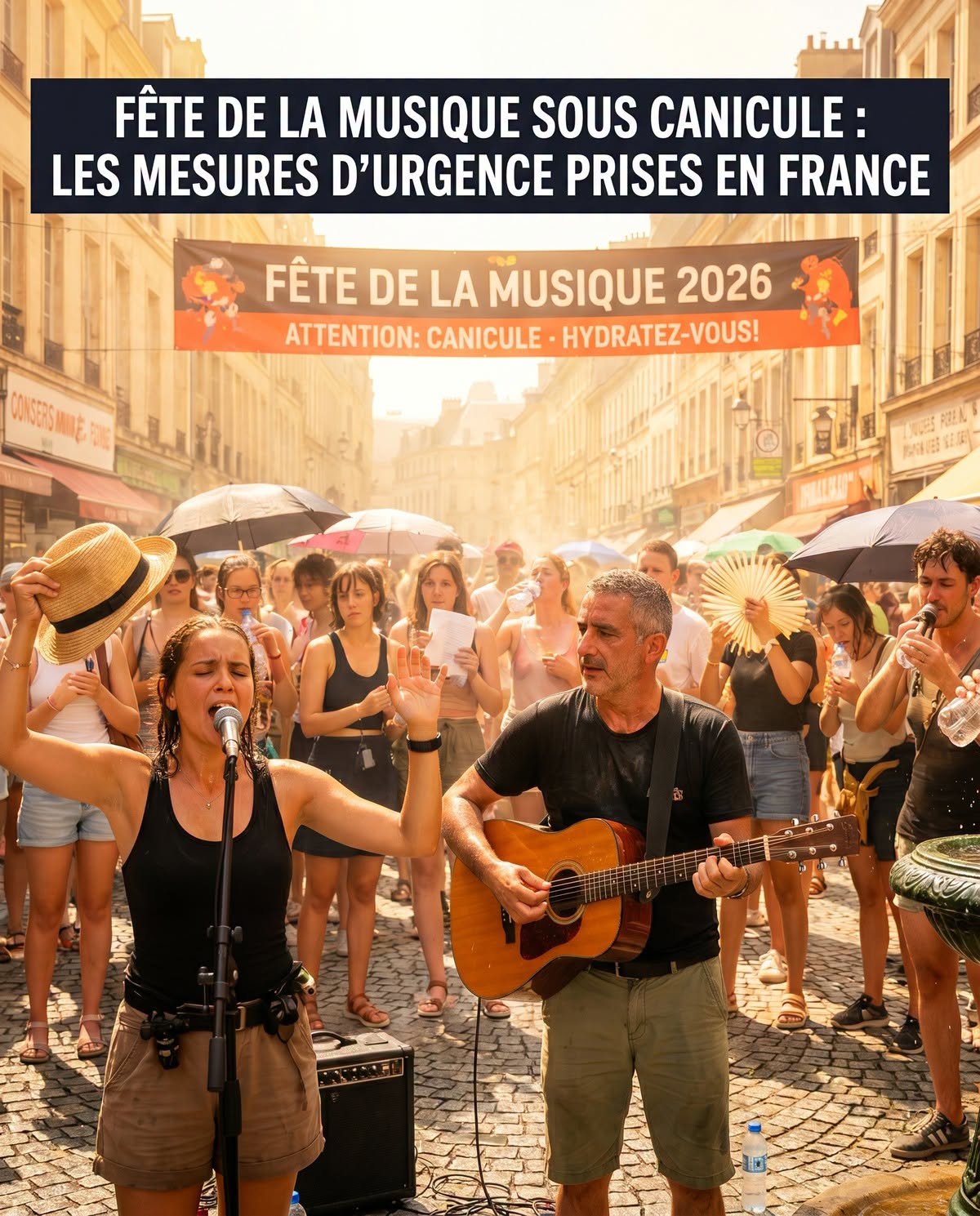 La fête de la musique sous canicule : un défi inédit pour la sécurité et la santé