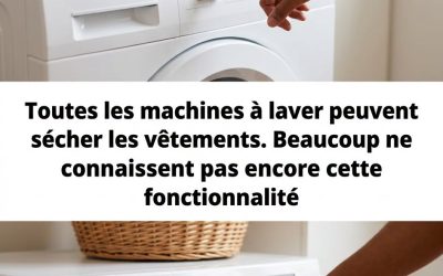 Votre lave-linge possède un talent caché pour le séchage express : une astuce que la plupart des gens ignorent encore