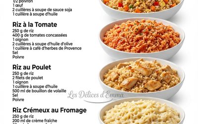 5 Recettes de Riz Faciles et Savoureuses