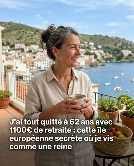 À 62 ans, avec seulement 1 100 € de pension, cette Française a tout réinventé sur une île européenne où la vie coûte peu cher… Et si vous pouviez faire pareil ?