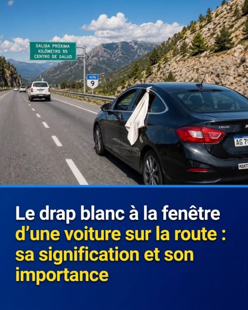 Chiffon blanc à la fenêtre d’une voiture : ce signal discret que tout conducteur devrait connaître