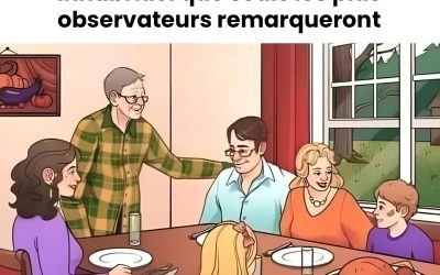 Ce détail discret sur cette photo de dîner familial met votre sens de l’observation à l’épreuve — le trouverez-vous en 15 secondes ?