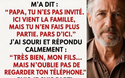Son fils l’a exclu de son mariage : sa réponse discrète a tout changé