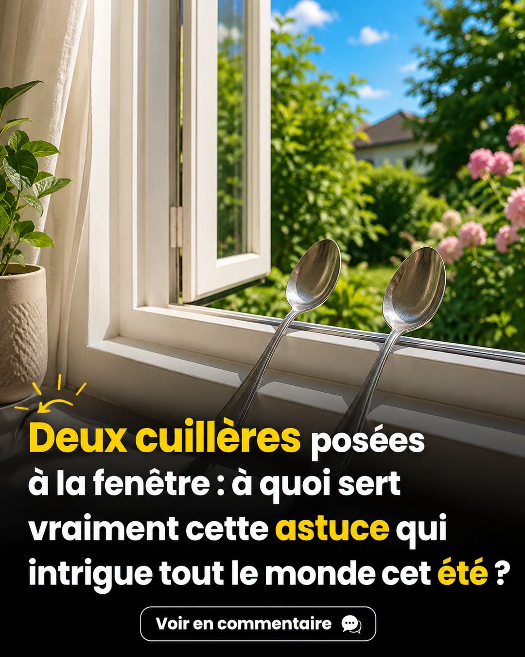 Une cuillère à la fenêtre contre l’humidité ? Voici ce qu’elle fait réellement