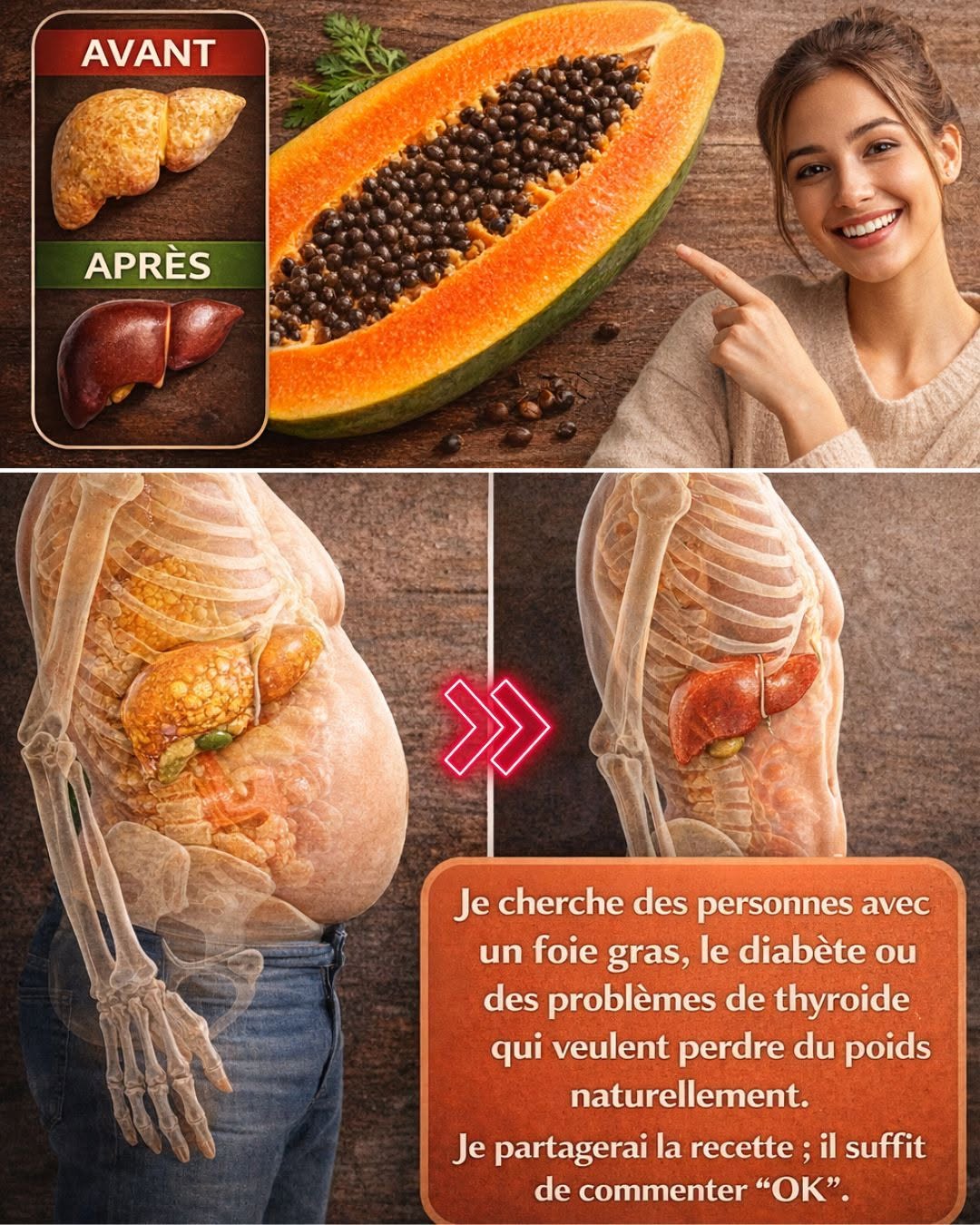 Le pouvoir caché des graines de papaye : un secret naturel pour favoriser la santé hépatique et réduire la graisse abdominale.
