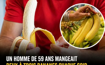 Il mange 2 à 3 bananes chaque soir pendant un an : voici ce qui s’est passé dans son corps