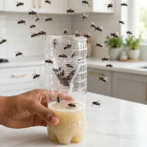 Piégez les mouches avec ce piège fait maison !