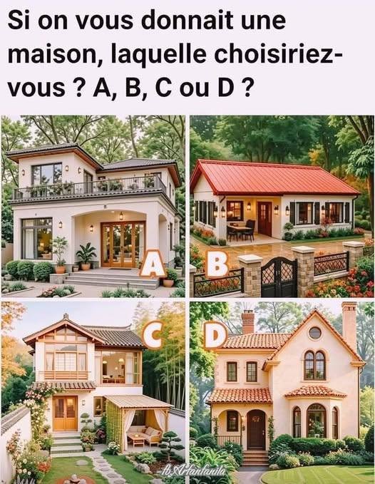 Choisissez une maison parmi ces 4 et découvrez ce que cela révèle sur votre désir le plus profond !