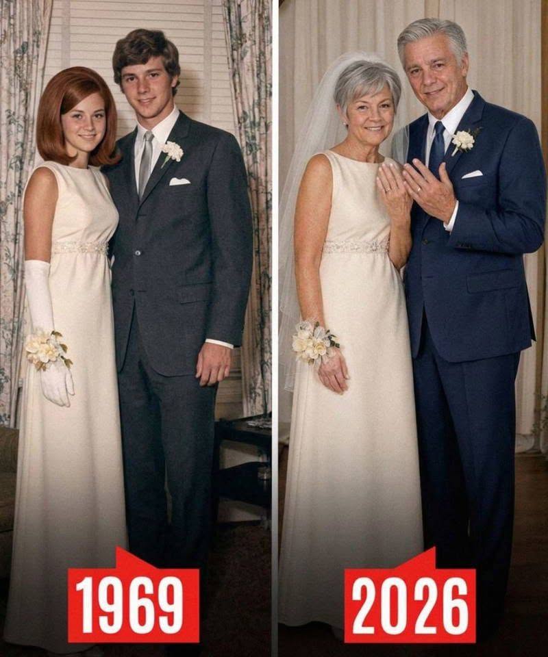 J’ai gardé ma robe de bal pendant 55 ans en attendant mon amour du lycée qui est parti au Vietnam – quand nous nous sommes enfin mariés, sa première nuit de confession a tout changé