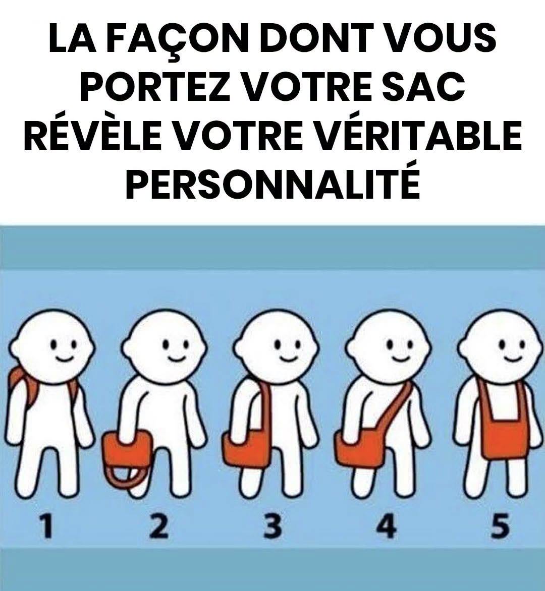 La façon dont vous portez votre sac révèle votre véritable personnalité
