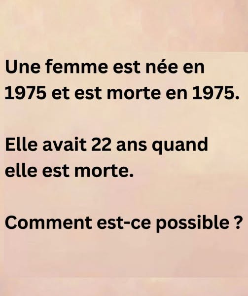 Elle est née et morte en 1975 mais avait 22 ans : l’énigme qui fait disjoncter tout le monde