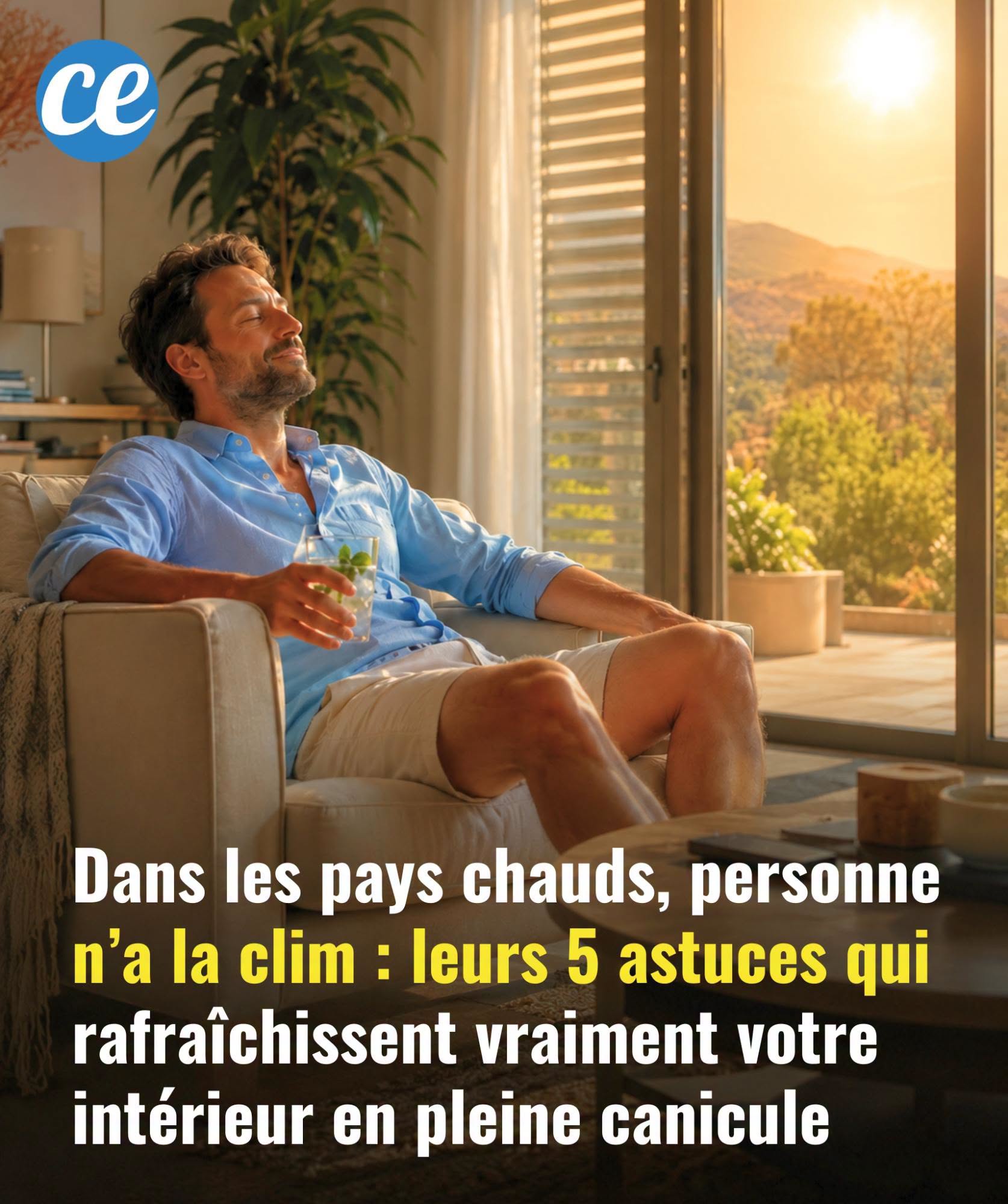 Dans les pays chauds, personne n’a la clim : leurs 5 astuces qui rafraîchissent vraiment votre intérieur en pleine canicule