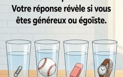 Ce test des quatre verres d’eau révèle votre façon de penser : êtes-vous logique ou intuitive ?