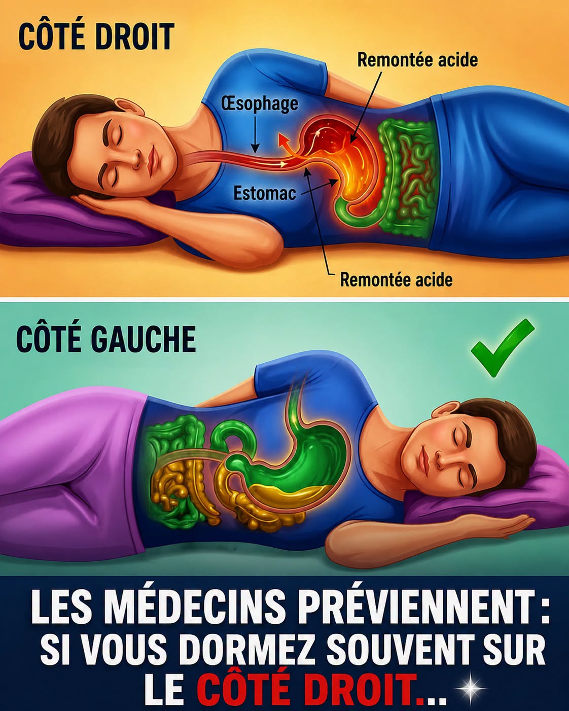 Reflux gastrique : pourquoi votre position de sommeil change vraiment tout