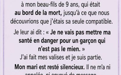 Elle refuse de sauver son beau-fils de 9 ans : ces petites étoiles en papier vont tout changer
