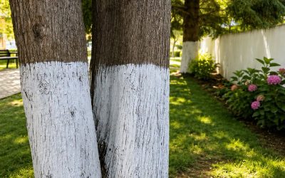 Pourquoi peindre les troncs d’arbres en blanc : protéger, préserver et repousser naturellement