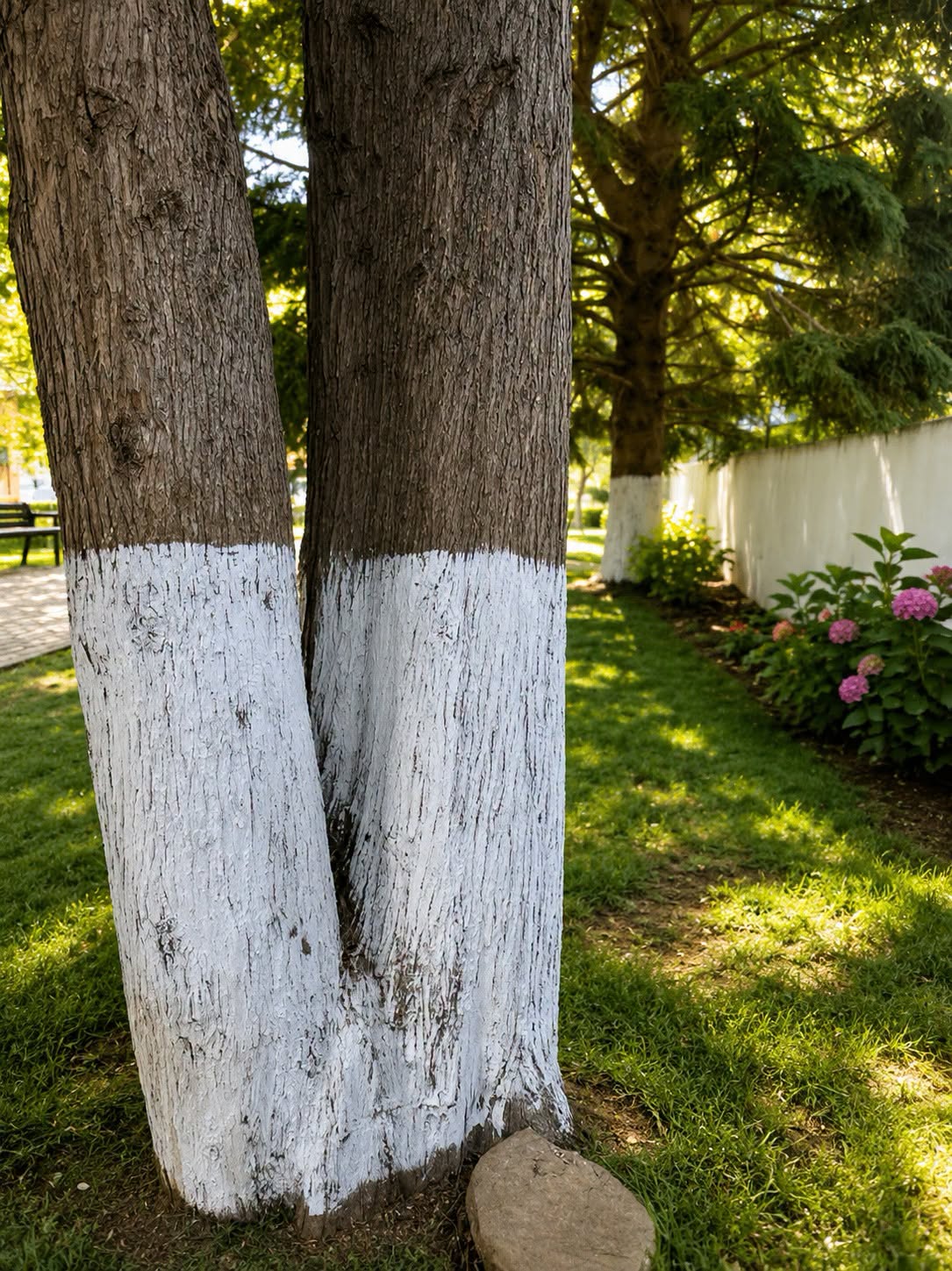 Pourquoi peindre les troncs d’arbres en blanc : protéger, préserver et repousser naturellement