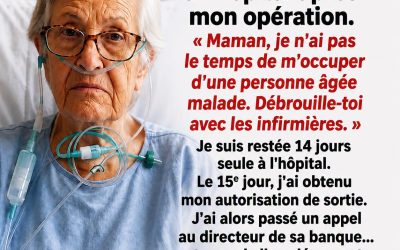 Elle s’est retrouvée seule à l’hôpital pendant 14 jours : la décision courageuse qui a transformé sa vie