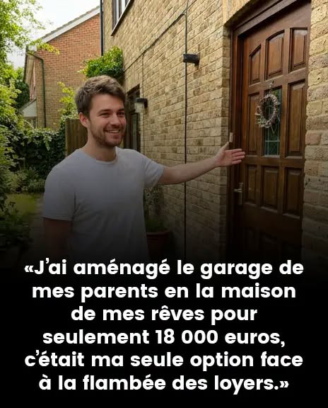 Face à la flambée des loyers, j’ai aménagé le garage de mes parents en maison de mes rêves pour 18 000 €