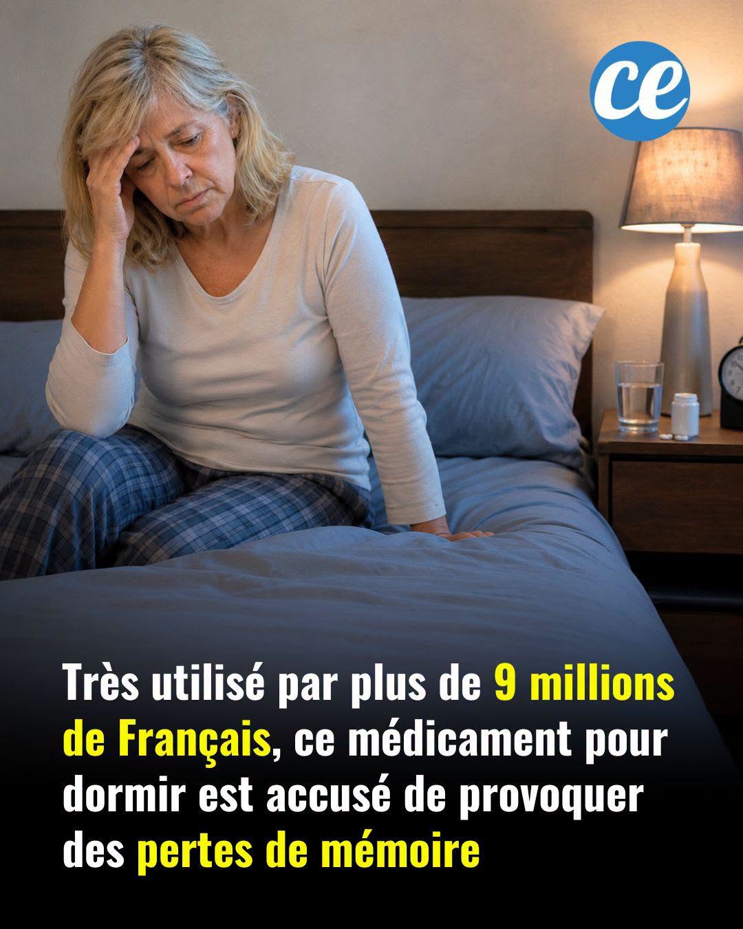 Très utilisé par plus de 9 millions de Français, ce médicament pour dormir est accusé de provoquer des pertes de mémoire