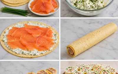 ## Roulés au saumon fumé et fromage frais : recette facile et rapide
