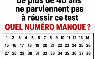Quel est le nombre manquant ? Le défi logique qui rend tout le monde accro