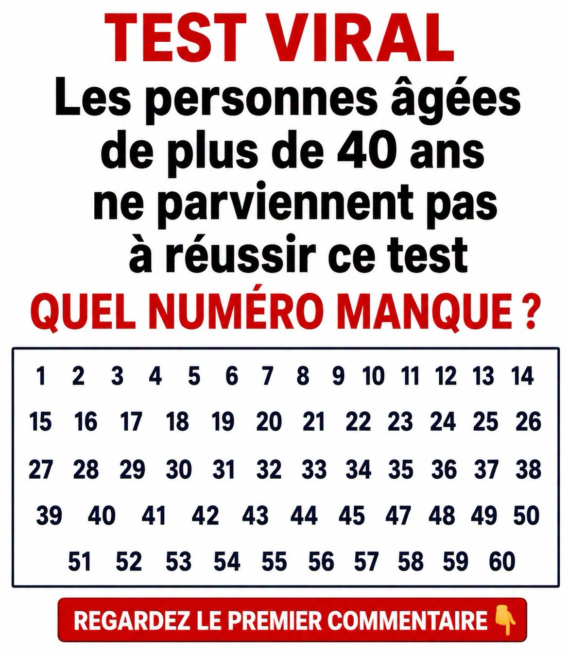 Quel est le nombre manquant ? Le défi logique qui rend tout le monde accro