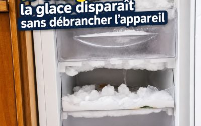 L’astuce ingénieuse pour dégivrer le congélateur : la glace disparaît sans débrancher l’appareil