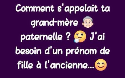 👵 Le prénom de votre grand-mère paternelle… Un trésor de famille qui mérite d’être partagé !