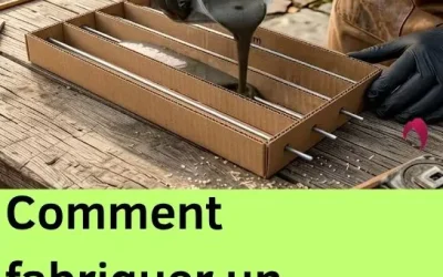 Comment fabriquer un cache-pot géométrique en béton !