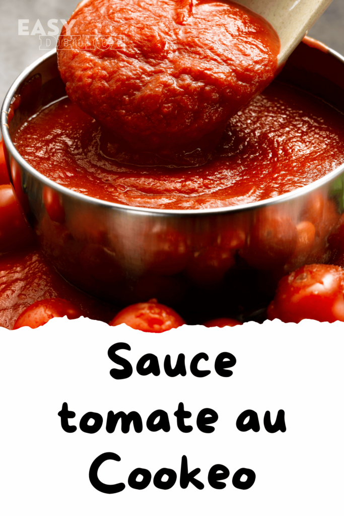 Sauce Tomate au Cookeo : Une Recette Rapide, Saine et Savoureuse