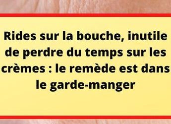 Si votre visage est plein de rides, frottez ceci sur votre visage : le lendemain vous n’y croirez pas