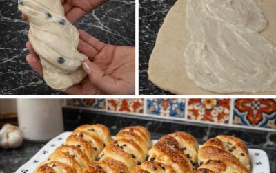 Brioches Tressées Fourrées à la Crème & Pépites de Chocolat