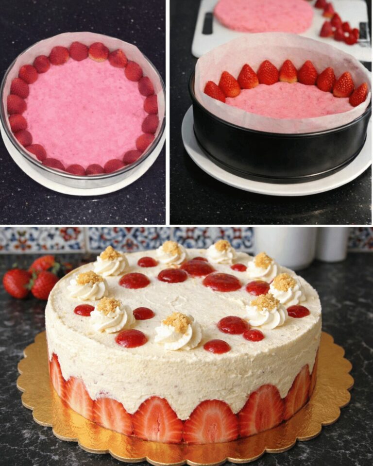 Gâteau Fraise Façon Fraisier – Dessert Printanier Chic et Savoureux