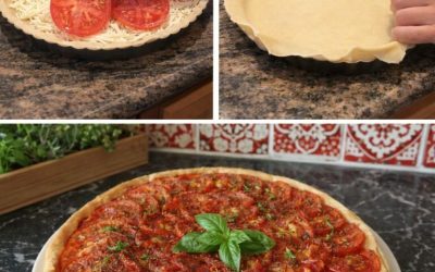 Tarte Fine à la Tomate – Simple, Rapide et Pleine de Saveur