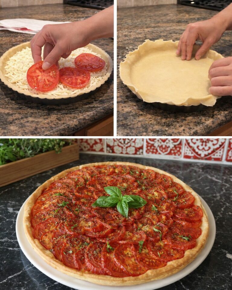 Tarte Fine à la Tomate – Simple, Rapide et Pleine de Saveur